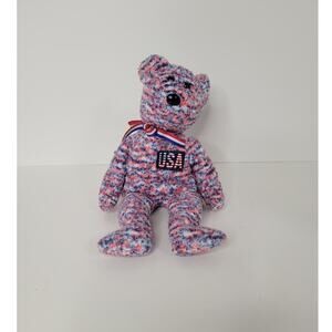 Vintage 2000 TY Beanie Babies Red, White, and Blue USA NO HANG TAG